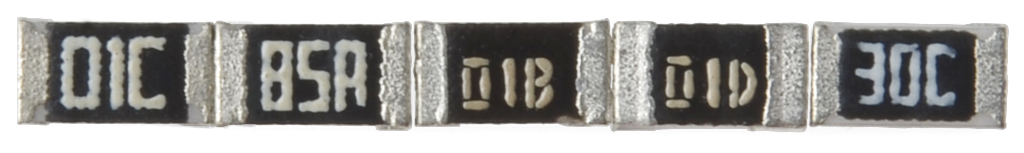 Resistor yang ditandai dengan kode E-96
