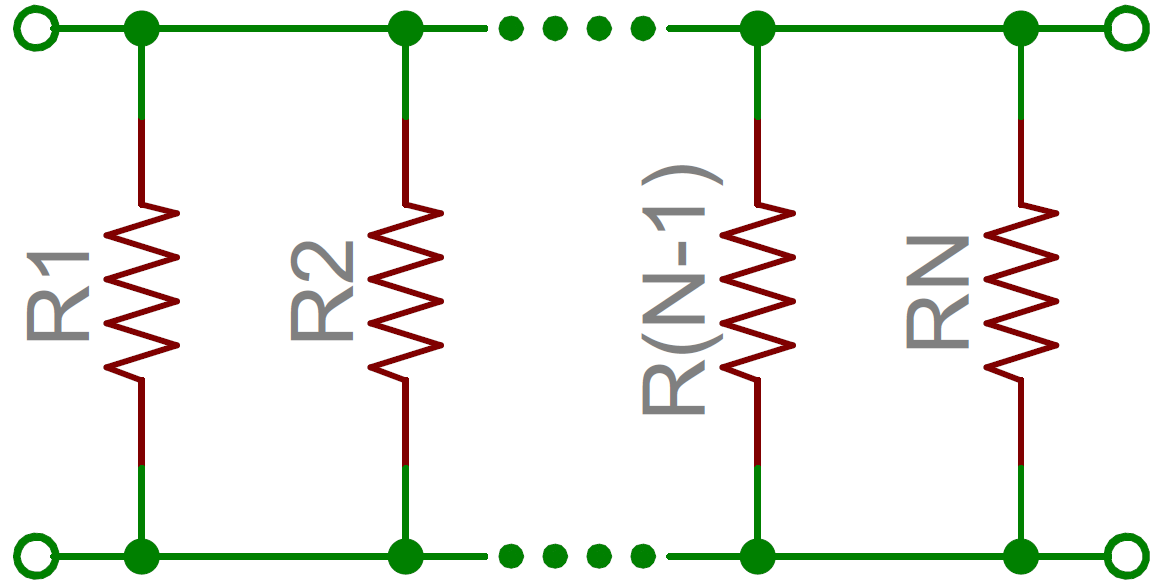 Skema resistor secara paralel