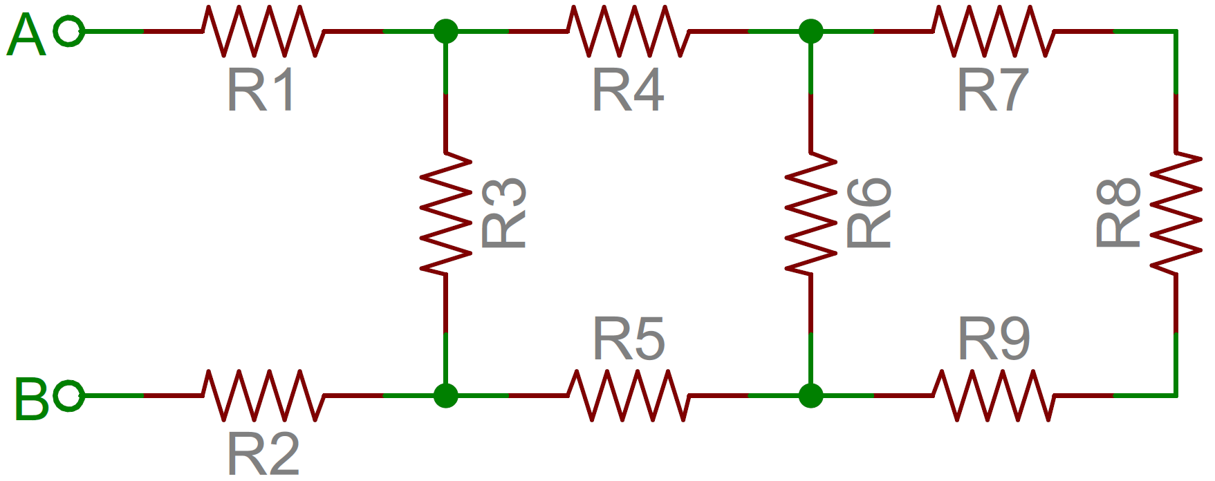 Contoh jaringan resistor
