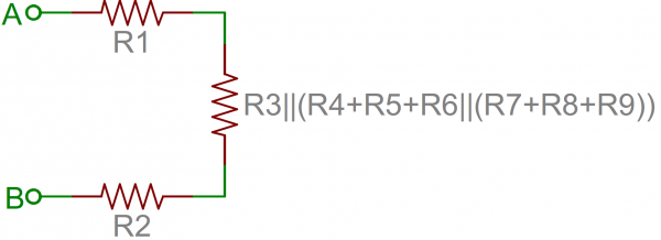 Jaringan resistor lebih disederhanakan