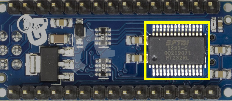 Arduino Uno dengan Chip FT232